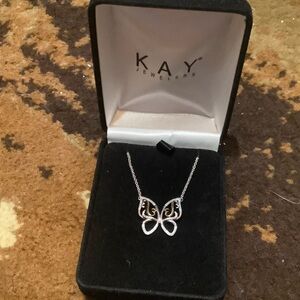 Kay Jewelers Open Heart Butterfly Jane Seymour